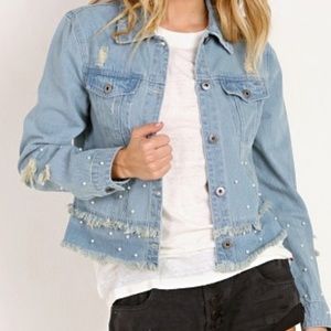 BB Dakota Pearl Jean Denim Jacket